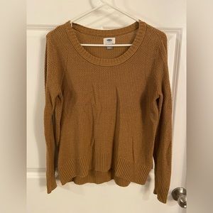 Old navy small sweater, golden/bronzy color